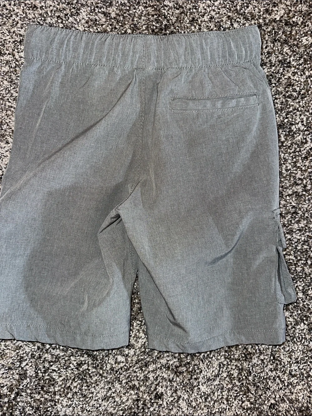 Old Navy Gray Cargo Drawstring Shorts for Kids